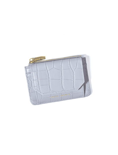 Billetera Croco Gris Ref. W046