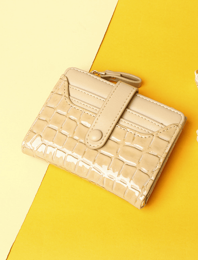 Billetera Croc-Embossed Kakhi Ref. W117