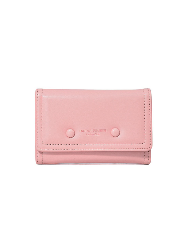Billetera Botones Rosada Ref. W136