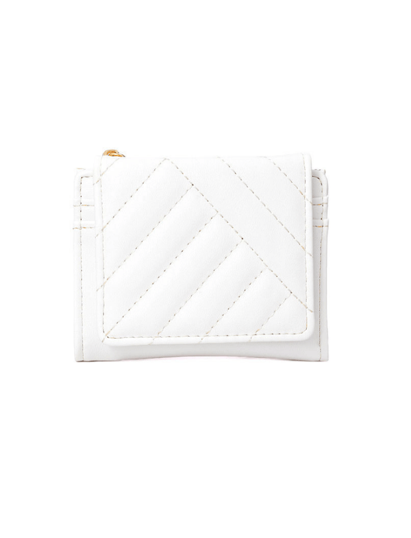 Billetera Soft Quilt Blanco Ref. W139