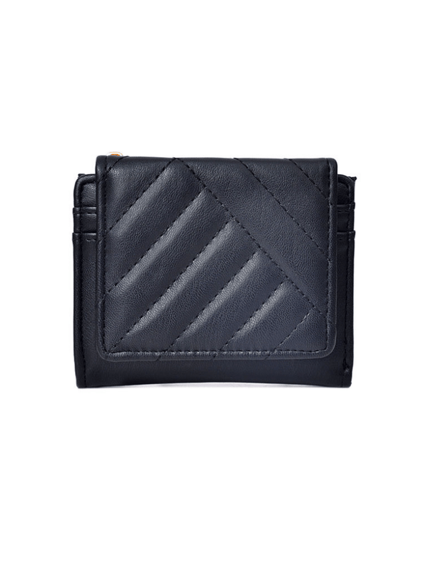 Billetera Soft Quilt Negro Ref. W139