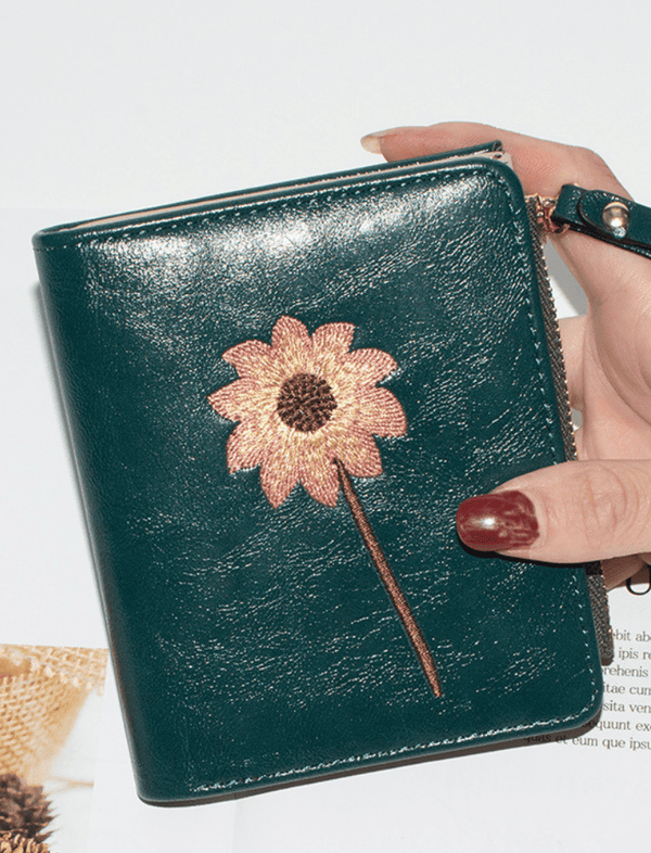 Billetera Sun Mini Verde Ref. W141
