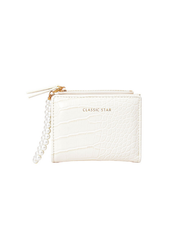 Billetera Croco Blanco Ref. W144