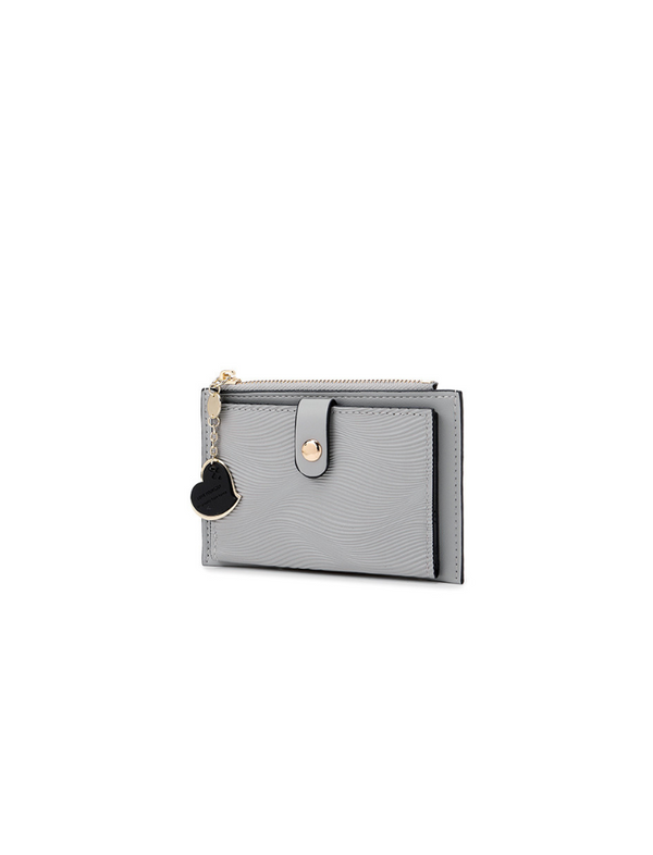 Billetera Corazón Gris Ref. W145