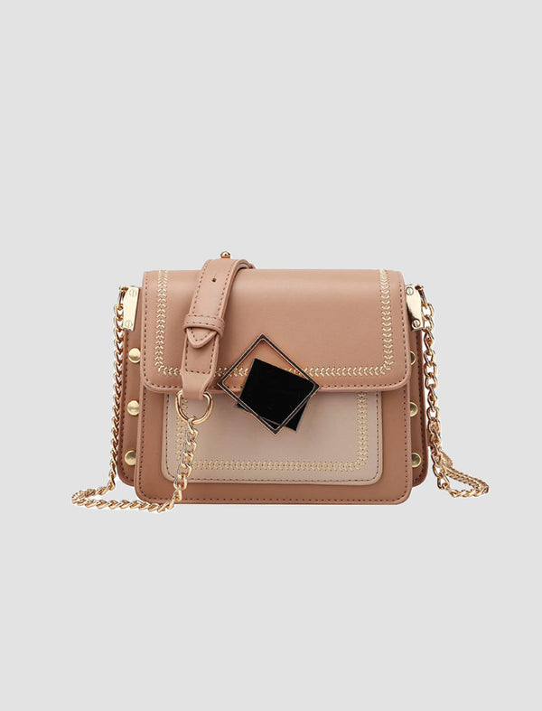 Bolso Broche Moderno Kakhi Ref. 983