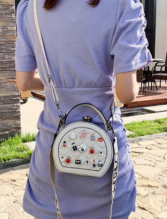 Bolso Redondo Blanco Best Seller Ref. 471 - bolsos | Acuarella